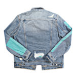Veste en Denim, imprimée Hawaïen, Patchwork – Image 7