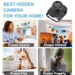 Mini Caméra espion, Bouton de chemise, 1080P, avec carte MicroSD 32GB – Image 5