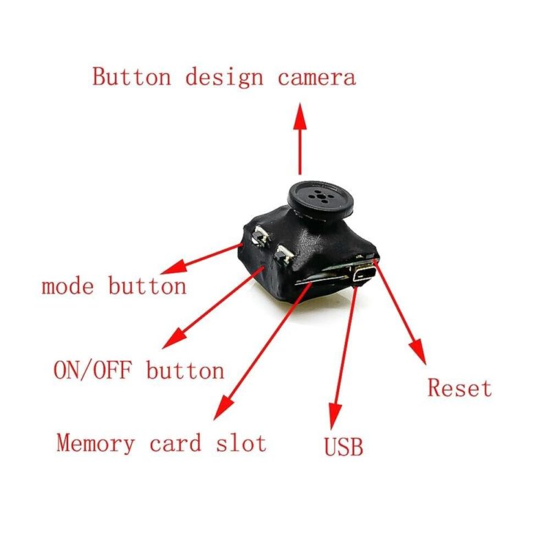 151319-mp7q3x.jpg Mini Caméra espion, Bouton de chemise, 1080P, avec carte MicroSD 32GB – Image 6