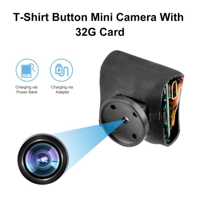 151319-xdgzd0.jpg Mini Caméra espion, Bouton de chemise, 1080P, avec carte MicroSD 32GB – Image 3