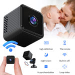 Mini caméra de surveillance Wifi, 1080P, avec vision nocturne et capteur de mouvement, avec carte MicroSD 64GB – Image 3