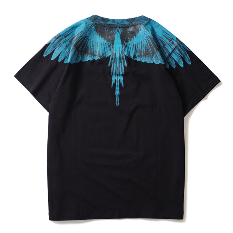 T-Shirt en coton imprimé, col rond, Aigle royal – Image 3