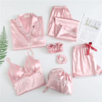 Ensemble 7 pièces, pyjama pour femme, vêtements de nuit – Image 16