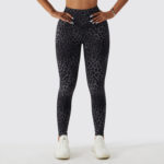 Legging taille haute, léopard, élastique, effet Push Up – Image 6