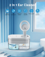 Nettoyeur d'oreille électrique à eau, lavage des oreilles, 4 niveaux de pression, doux et sans danger – Image 4