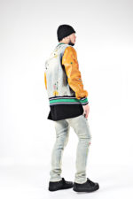 Veste en Denim universitaire, brodée sur l'ensemble – Image 7