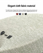 Enceinte Bluetooth 5, sans fil et portable, stéréo, en tissu, dual channel – Image 6