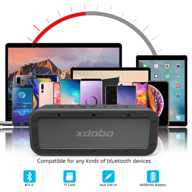 Enceinte Bluetooth portable, Wake 1983, 50W RMS, étanche IPX7, haute puissance – Image 5