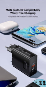 Chargeur rapide 120W, QC 3.0, à double ports PD et USB C, pour MacBook, iPad, iPhone, Samsung – Image 8