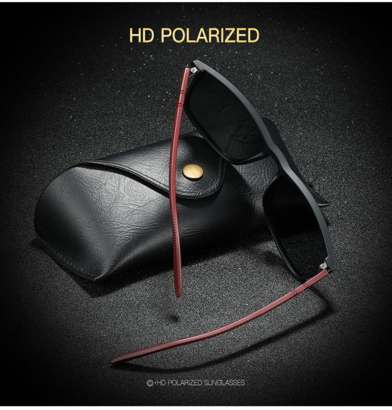 Lunettes de soleil retro, polarisées, anti-éblouissement, anti-rayonnement, UV400 – Image 4