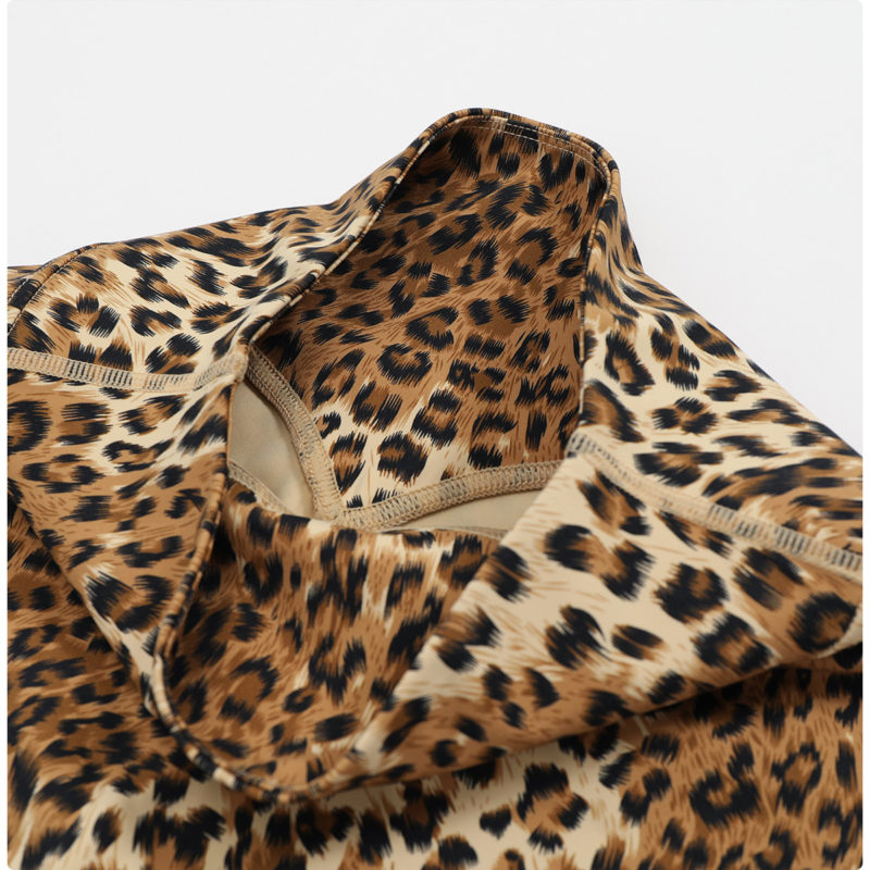 Se448bc16fca7424ba902c73547b0a121I Legging taille haute, léopard, élastique, effet Push Up – Image 11