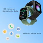 Montre de sport connectée, écran tactile 1.83", étanche IP67, 100 modes – Image 7