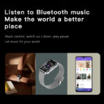 Montre connectée à écran incurvé, IPS 1.83″, Bluetooth, IP67 – Image 6