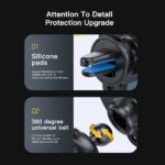 Support de téléphone à six points pour voiture, socle gravitationnel – Image 5