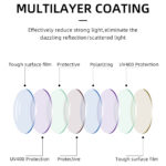 Lunettes de soleil rondes TR90, polarisé, anti-reflet, UV400, avec boite de rangement – Image 6