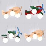 Suspension d'avion à hélice en bois, pour chambre d’enfant, 50 cm – Image 2