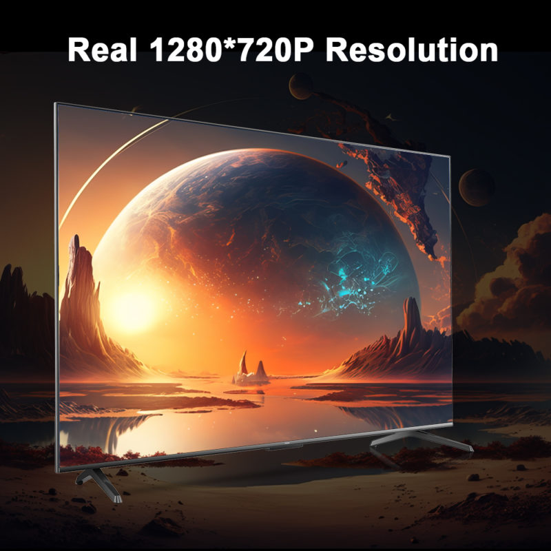 Projecteur portable Android 11, HY300, 1280x720P, 4K, WiFi 6, rotation 180°, Home cinéma – Image 8