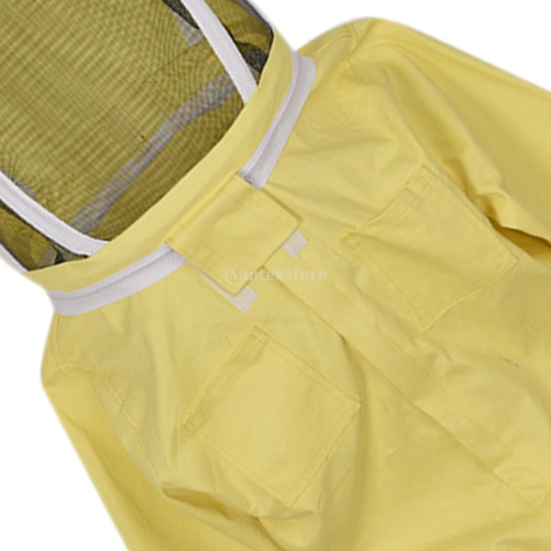 155043-nn7o9x.jpg Combinaison d'apiculteur en coton trempé pour enfant, capuche en voile ventilé, protection anti-abeilles, tenue de sécurité – Image 6