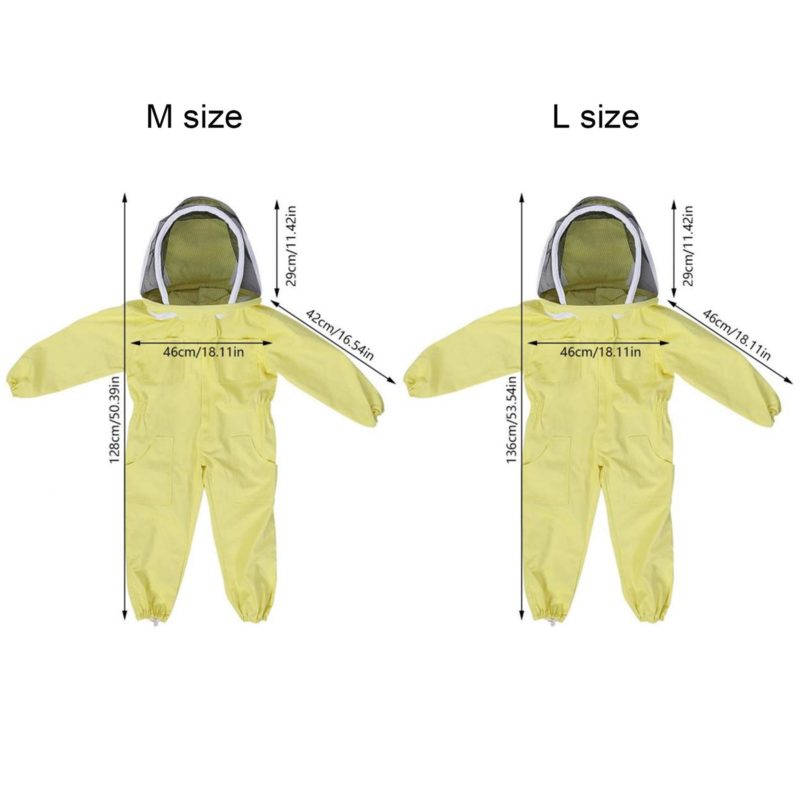 155043-uhv3fj.jpg Combinaison d'apiculteur en coton trempé pour enfant, capuche en voile ventilé, protection anti-abeilles, tenue de sécurité – Image 3