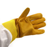 Paire de gants de protection pour l'apiculture, en peau de chèvre, ventilé, manches longues – Image 2