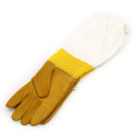 Paire de gants de protection pour l'apiculture, en peau de chèvre, ventilé, manches longues – Image 5