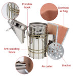 Kit d'enfumoir à équation manuelle en acier inoxydable, outil d'apiculture – Image 5