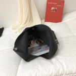 Sac à main en cuir, à bandoulière, fourre-tout de grande capacité, sac de styliste – Image 6