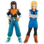 Figurine en PVC, Cyborg 17 et 18, Dragon Ball Z, 24 cm
