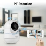 Caméra de surveillance intérieure IP PTZ, 3MP, WiFi, suivi automatique, audio, Tuya Smart Home – Image 6