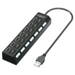 Hub USB 7 ports, avec interrupteur LED marche/arrêt – Image 6