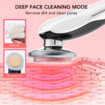 Appareil de lifting du visage 7 en 1, RF, micro-courant, rajeunissement, masseur facial à LED, luminothérapie – Image 5