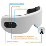 Masseur électrique pour les yeux, vibration intelligente, compresse chaude, efface la fatigue et les cernes, Bluetooth – Image 5