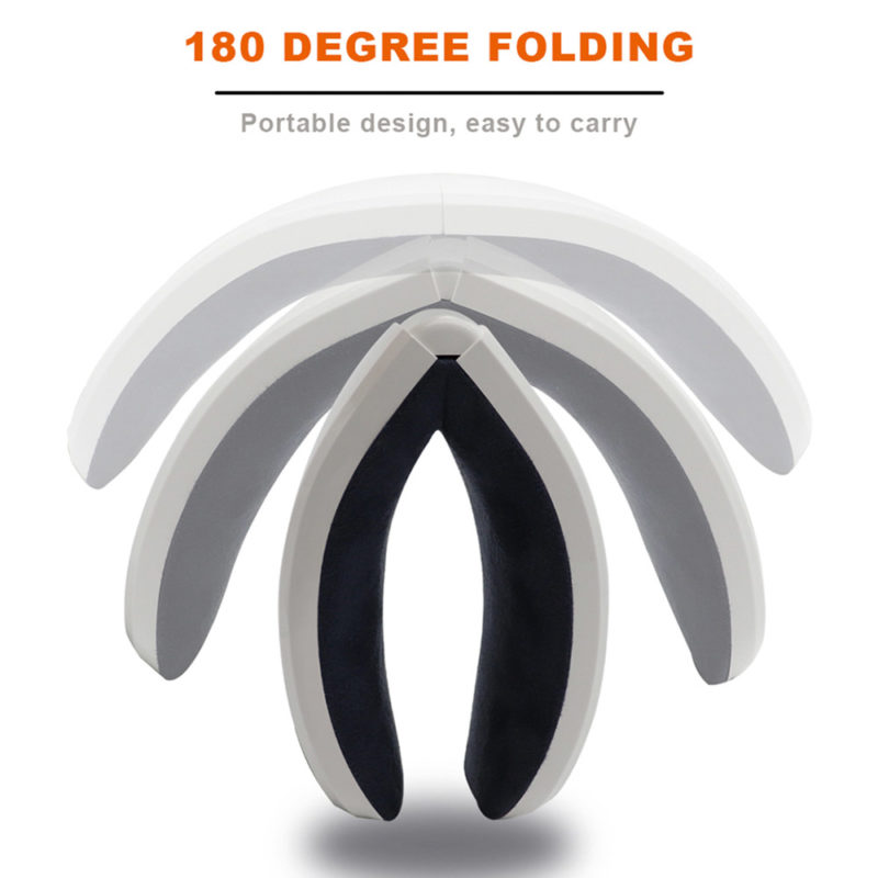 Masseur électrique pour les yeux, vibration intelligente, compresse chaude, efface la fatigue et les cernes, Bluetooth – Image 6