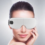 Masseur électrique pour les yeux, vibration intelligente, compresse chaude, efface la fatigue et les cernes, Bluetooth