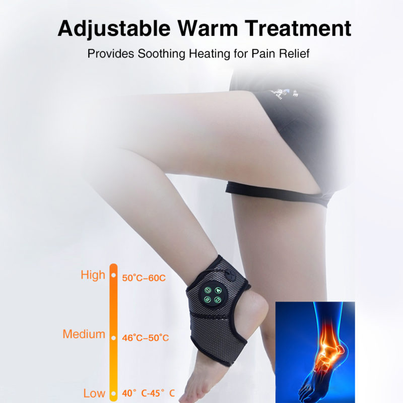 Appareil de massage intelligent pour la cheville, compression de l'air, vibration électrique multifonctionnelle – Image 6