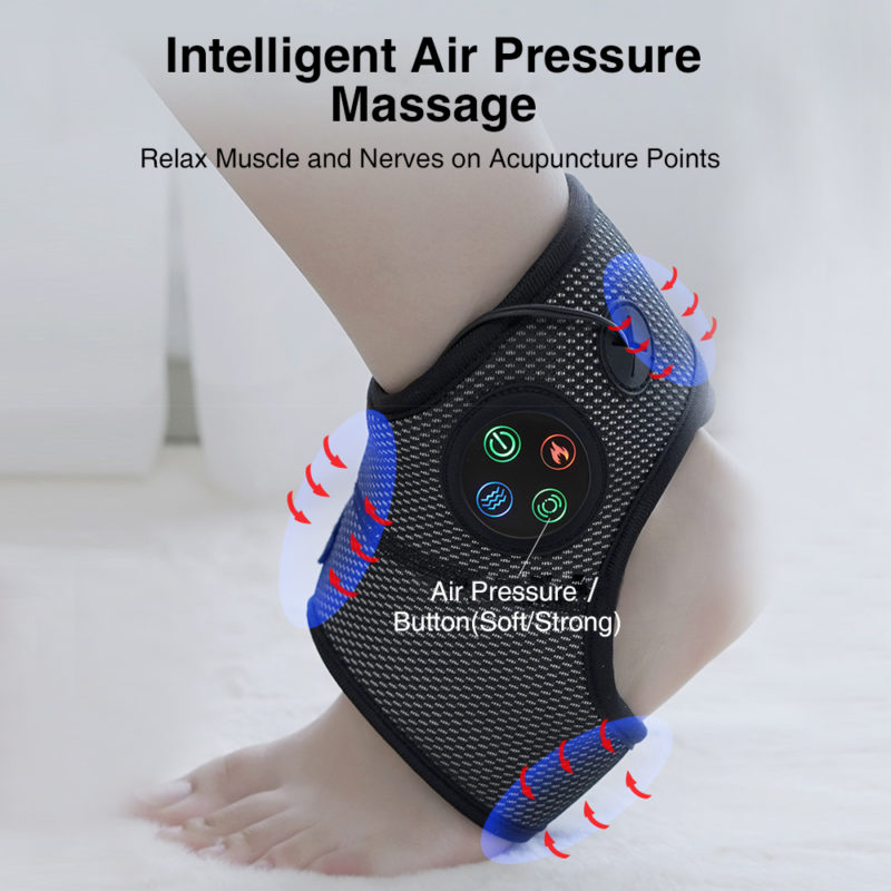Appareil de massage intelligent pour la cheville, compression de l'air, vibration électrique multifonctionnelle – Image 5