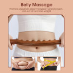Bâton de massage en bois de hêtre, 8 perles, dragage méridiens, pour les épaules, le cou, la taille et le dos – Image 4