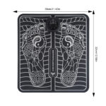 Tapis de massage des pieds électrique EMS, charge USB, portable et pliable – Image 5