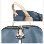 Sac à dos en cuir souple, à bandoulière, résistant à l'usure et étanche – Image 7