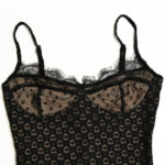 Robe longue à bretelles spaghetti, dentelle et dos nu – Image 8