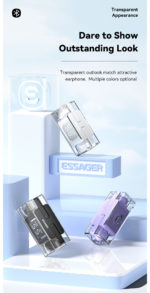 Écouteurs sans fil Bluetooth E90 TWS, avec microphone et étui de chargement, commande tactile – Image 11