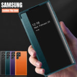Étui de téléphone à rabat en cuir, Smartcase, pour Samsung – Image 6