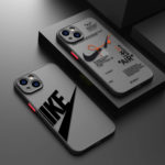 Coque de protection rigide en silicone, Nike Air Jordan 1, pour iPhone