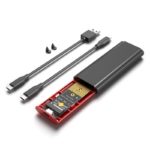 Boitier externe, adaptateur SSD M.2 NVMe, 2230/2242/2260/2280, avec câbles