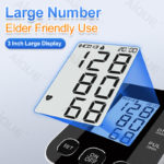 Tensiomètre numérique de bras, moniteur de pression artérielle, fréquence cardiaque – Image 2