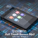 Lecteur audio portable à écran tactile, 16GB, Bluetooth 5.0, MP3, MP4, FLAC, FM, E-Book, haute qualité – Image 4