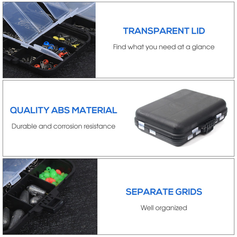 Ensemble d'accessoires de pêche avec boîte de rangement, 263 pièces – Image 6