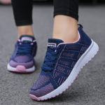 Baskets de marche en maille, chaussures vulcanisées, décontractées et respirantes – Image 4