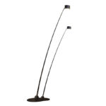 Lampadaire LED à longue perche, style minimaliste, de 160 à 260 cm