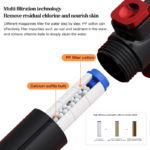 Pommeau de douche à hélice, 3 modes, double tête, économie d'eau réglable, avec filtration – Image 6